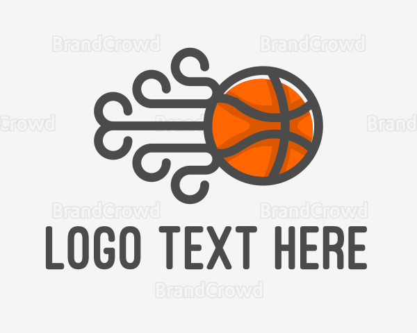 Fast Basketball Team Logo