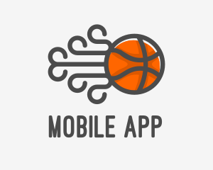 League - Fast Basketball Team logo design