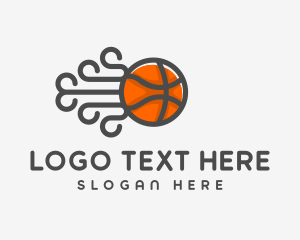 Baller - Fast Basketball Team logo design