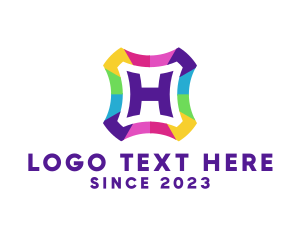 Media - Creative Art Letter H logo design