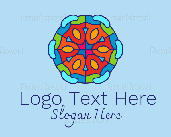 Mosaic Tile Decoration Logo