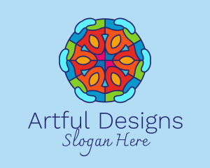 Mosaic Tile Decoration logo design