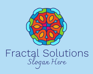 Fractal - Mosaic Tile Decoration logo design