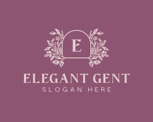 Elegant Garden Event logo design