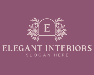 Elegant Garden Event logo design