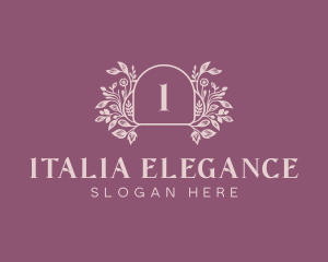 Elegant Garden Event logo design