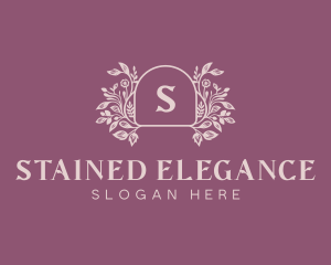 Elegant Garden Event logo design