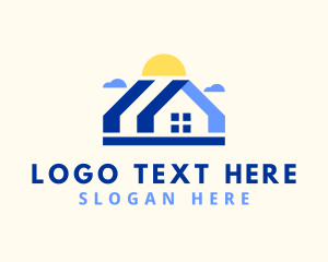Retirement Home - Property Town House logo design