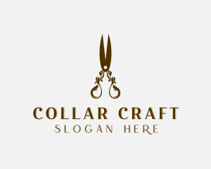 Luxury Tailoring Shears logo design