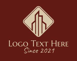 Office Space - Deluxe Hotel Building logo design