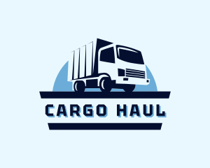 Truck Moving Transport logo design