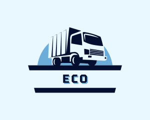 Haulage - Truck Moving Transport logo design