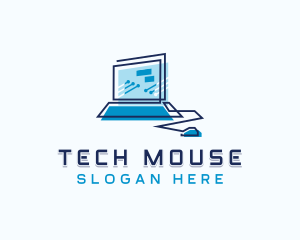 Laptop Software Developer logo design