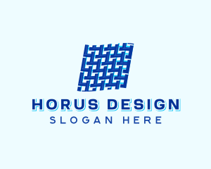 Textile Fabric Woven logo design