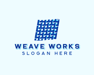 Weave - Textile Fabric Woven logo design