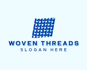 Woven - Textile Fabric Woven logo design