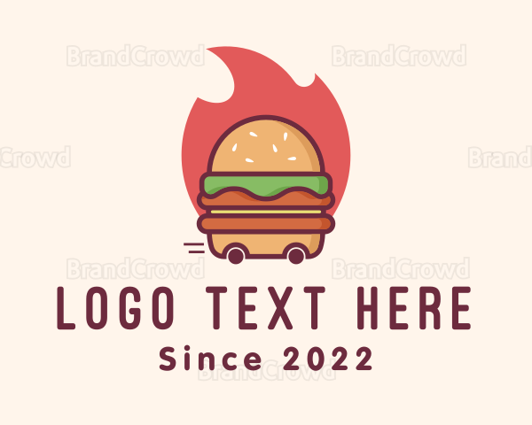 Hot Burger Delivery Logo