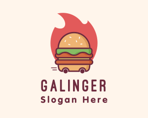 Hot Burger Delivery Logo