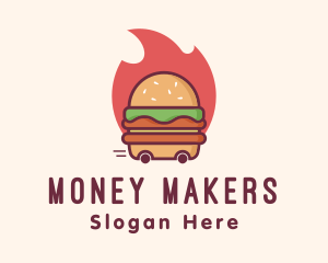 Hot Burger Delivery Logo