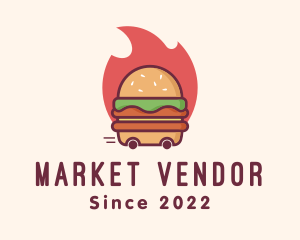 Vendor - Hot Burger Delivery logo design