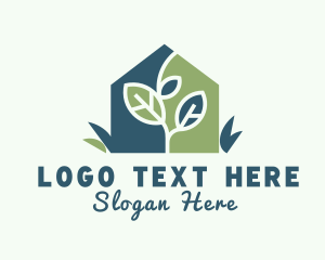 Ecological - Garden Greenhouse Landscaping logo design