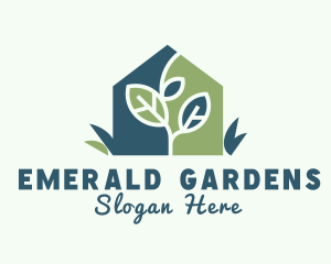 Garden Greenhouse Landscaping logo design