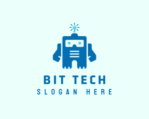 Tech Robot Toy logo design