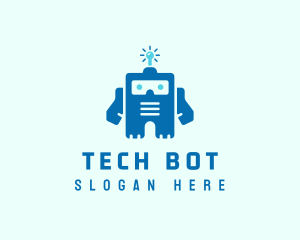 Tech Robot Toy logo design