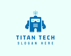 Tech Robot Toy logo design