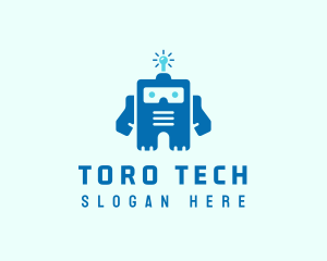 Tech Robot Toy logo design