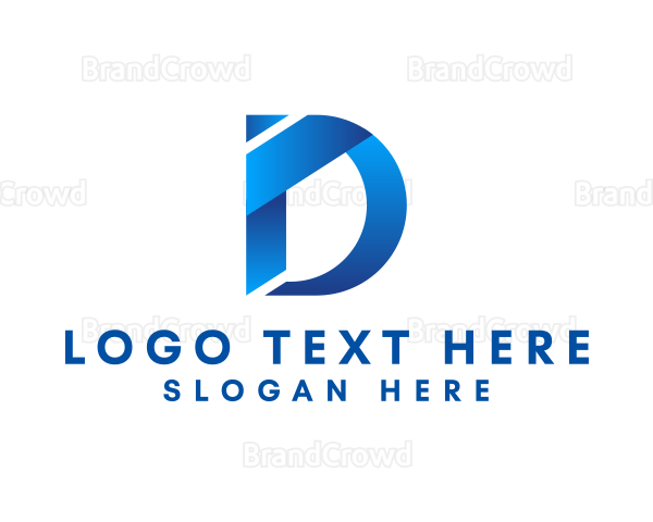 Business Letter D Brand Logo