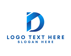 Professional - Business Letter D Brand logo design