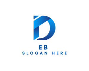 Professional - Business Letter D Brand logo design