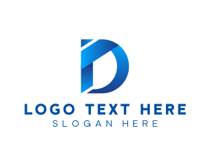 Business Letter D Brand Logo