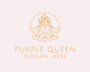 Queen Crown Royalty logo design