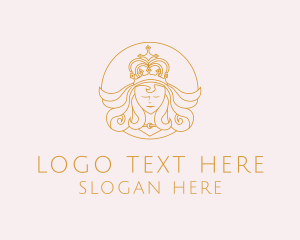 Queen - Queen Crown Royalty logo design