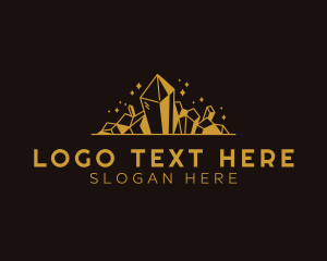 Letter Ov - Luxury Gold Jewelry logo design