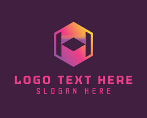 Hexagonal Cube Technology Logo