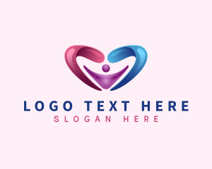 Organization - Heart Family Parenting logo design