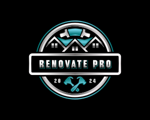 Renovation Handyman Carpentry logo design