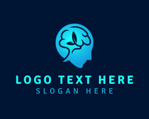 Intelligence - Human Memory Brain logo design