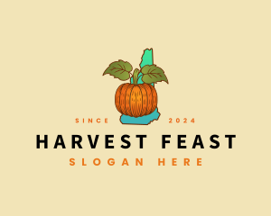 New Hampshire Vegetable Pumpkin logo design