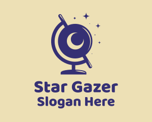 Moon Stars Observatory logo design