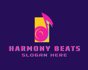 Tune - Music Streaming Note logo design