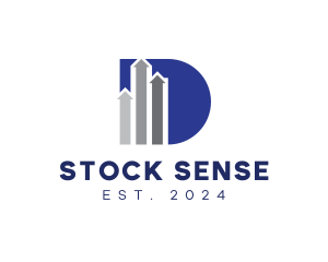 Stocks - Stocks Chart Letter D logo design