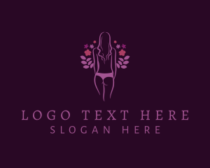 Human - Sexy Purple Undergarment logo design