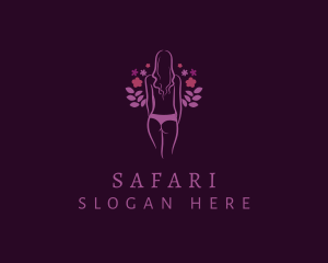 Person - Sexy Purple Undergarment logo design