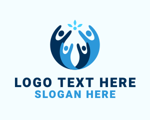 Learning Center - United Social Organization logo design