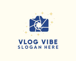 Vlogging - Camera Studio Photography logo design