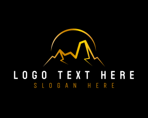 Trip - Mountain Peak Adventure logo design